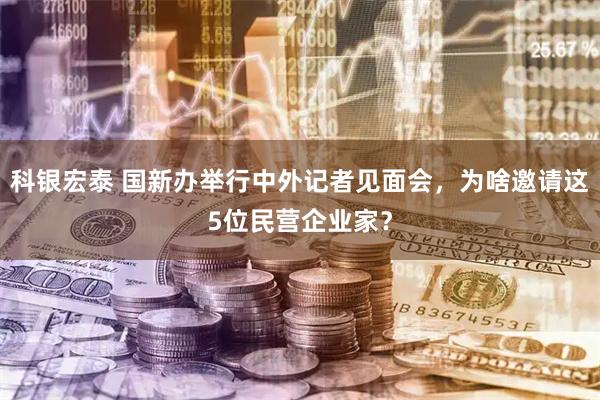 科银宏泰 国新办举行中外记者见面会，为啥邀请这5位民营企业家？